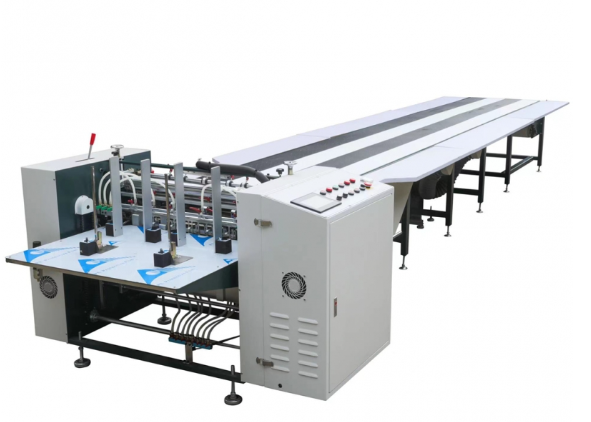 Automatic Smart Paper Gluing Machine with Stop Model